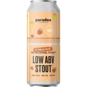 Paradox Low ABV Stout Hazelnut (Парадокс Лав ЭйБиВи Стаут Хазелнат Безалкогольное)