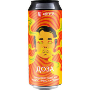 Четыре пивовара Доза Mango Peach Orange (Четыре Пивовара Доза Манго Пич Орандж)