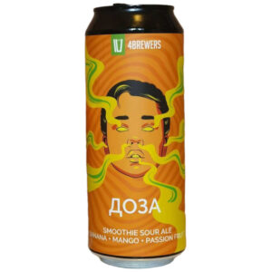 Четыре пивовара Доза Banana Mango Passion Fruit (Четыре Пивовара Доза Банана Манго Пэшн Фрут)
