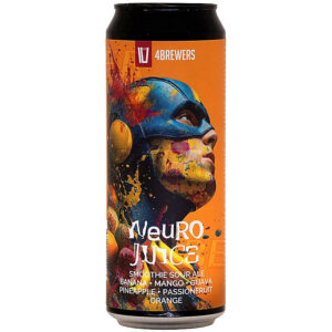 Четыре пивовара Neuro Juice Банан + Манго + Гуава + Ананас + Маракуйя + Апельсин (Четыре пивовара Нейро Джус Банан + Манго + Гуава + Ананас + Маракуйя + Апельсин)