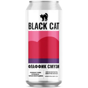 Black Cat Флаффик Smoothie (Блэк Кэт Флаффик Смузи: Розовая Гуава, Клубника, Черная Смородина)